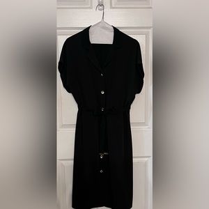 Roz & Ali Size 14 Black coat dress